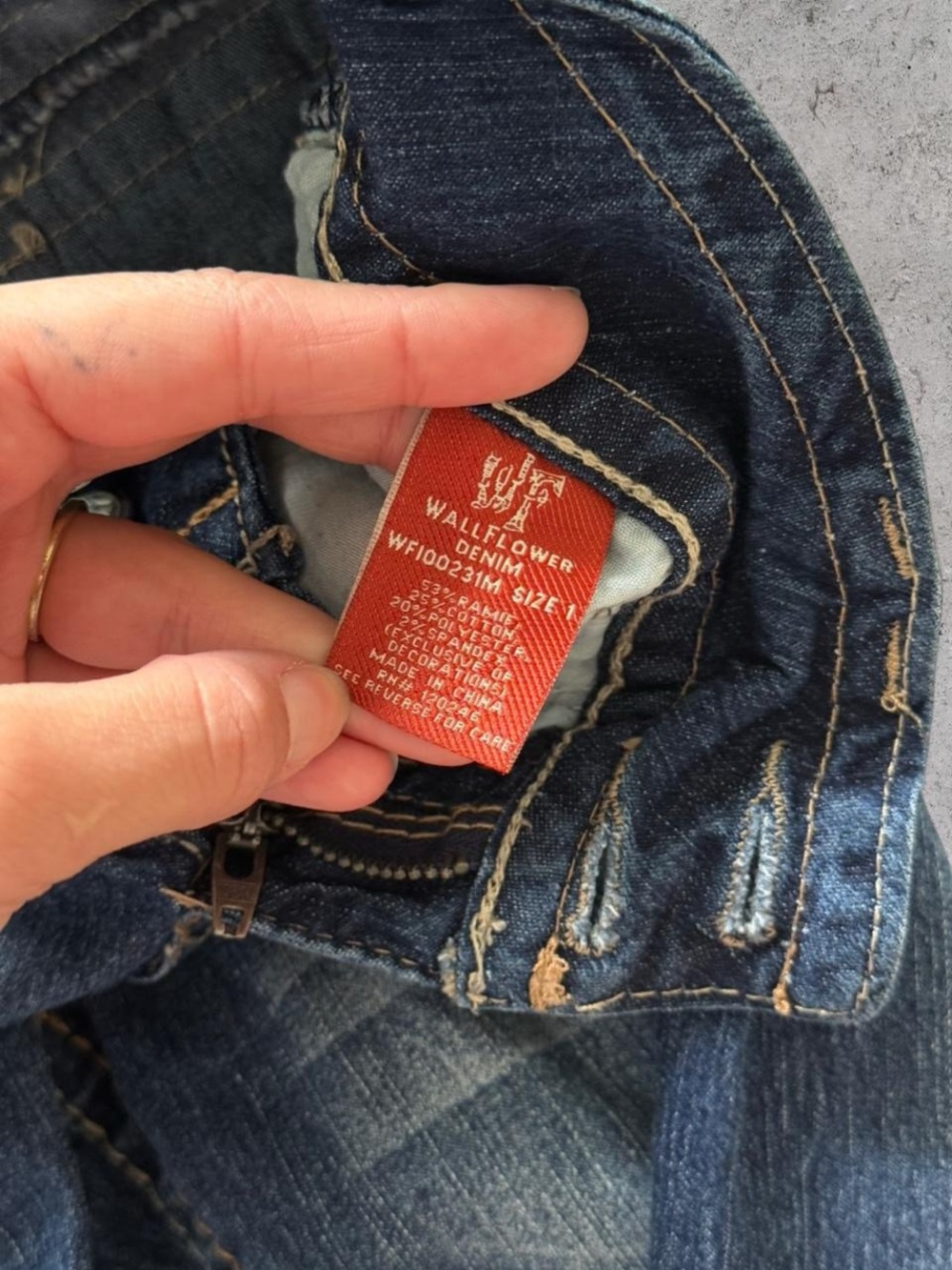 y2k wallflower low rise capri jeans - Picture 8 of 8